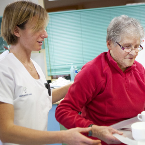 Nurse Visiting home