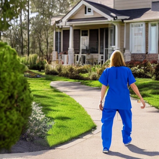 Nurse Visiting home