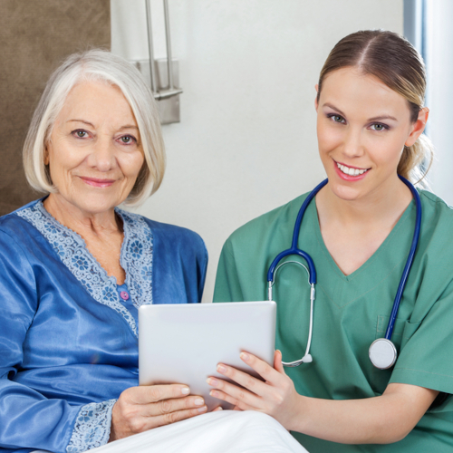 Nurse Visiting home
