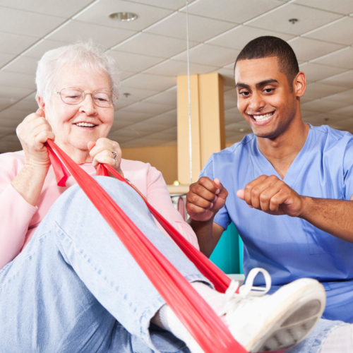 Nurse Visiting home